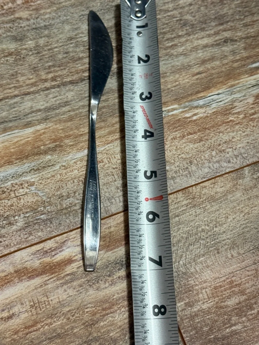 Stainless Floral Handle Butter Knife